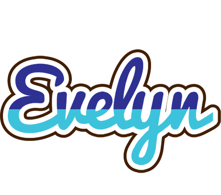 Evelyn raining logo