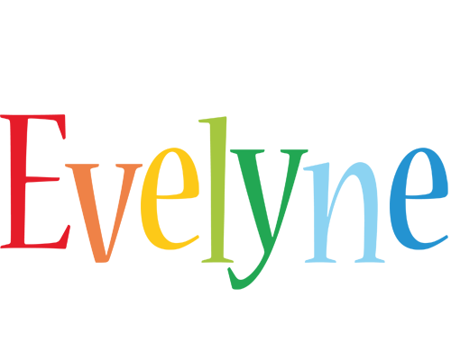 Evelyne birthday logo
