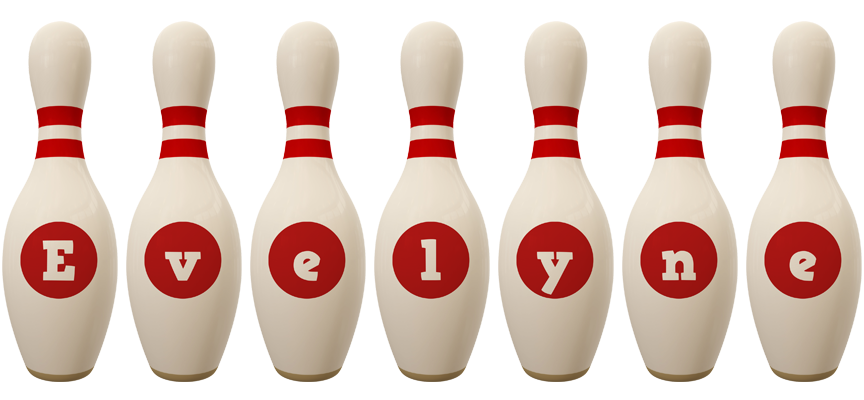Evelyne bowling-pin logo