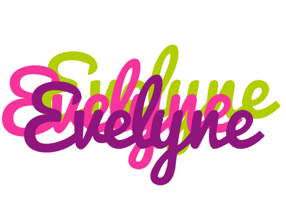 Evelyne flowers logo