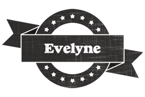 Evelyne grunge logo