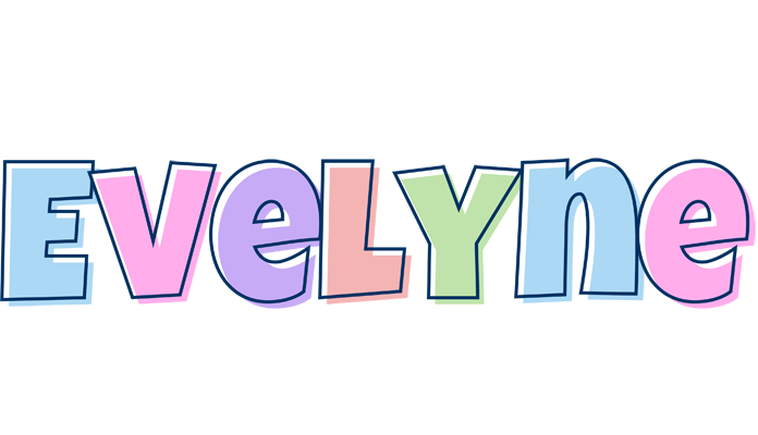 Evelyne pastel logo