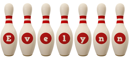 Evelynn bowling-pin logo