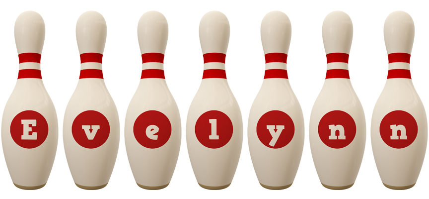 Evelynn bowling-pin logo