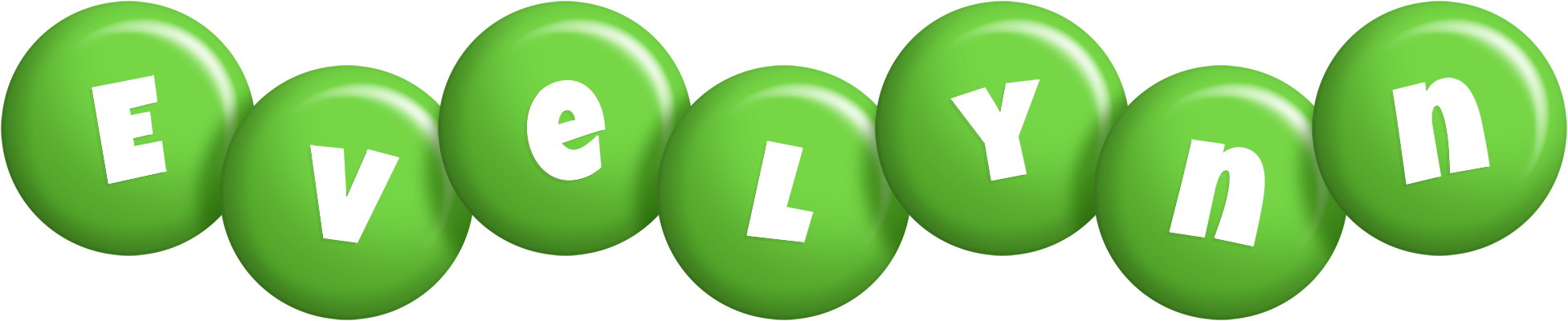 Evelynn candy-green logo