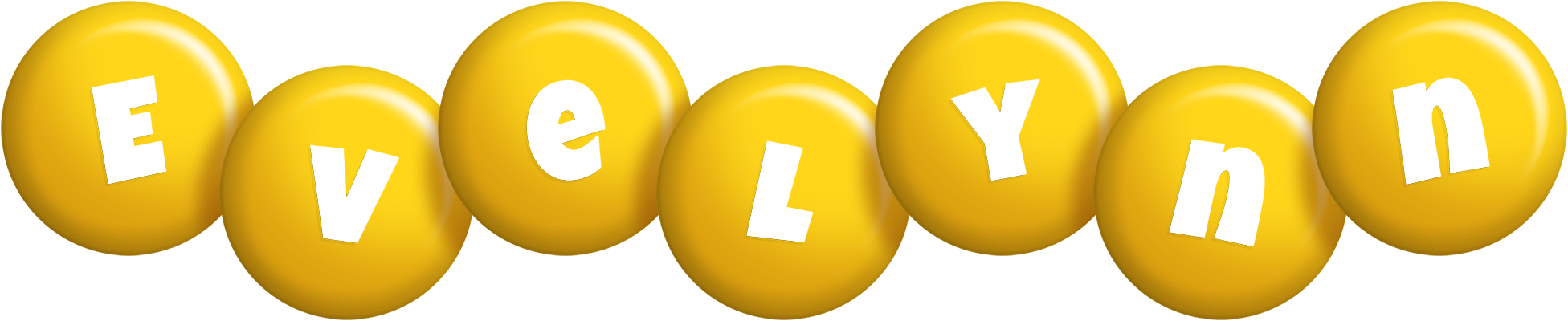 Evelynn candy-yellow logo