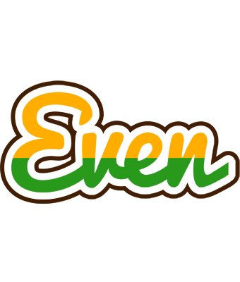 Even banana logo