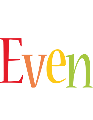 Even birthday logo