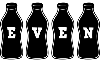 Even bottle logo