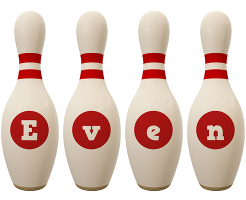 Even bowling-pin logo