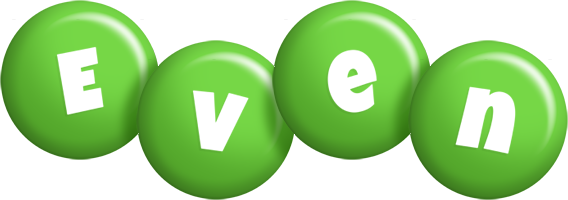 Even candy-green logo