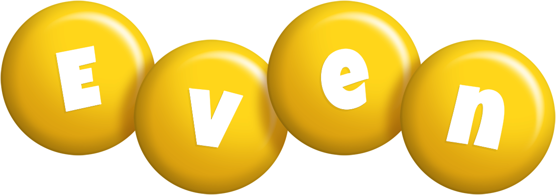 Even candy-yellow logo