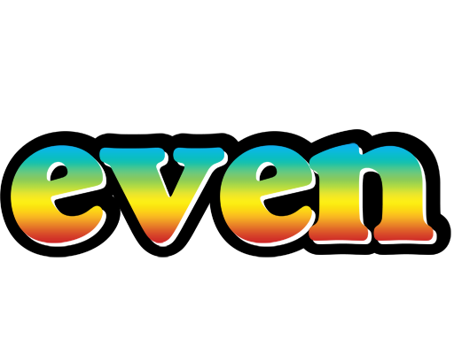 Even color logo