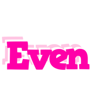 Even dancing logo