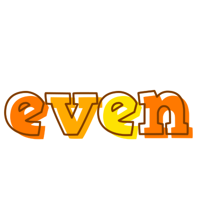 Even desert logo
