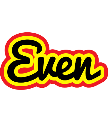 Even flaming logo