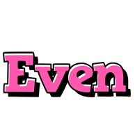 Even girlish logo