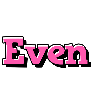Even girlish logo