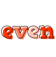 Even paint logo