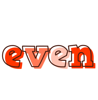 Even paint logo