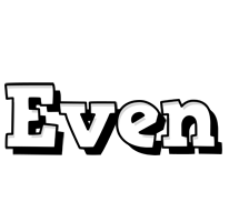 Even snowing logo