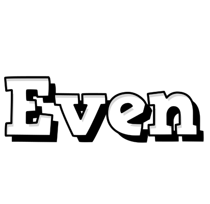 Even snowing logo