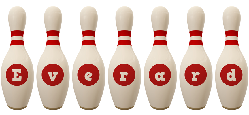 Everard bowling-pin logo