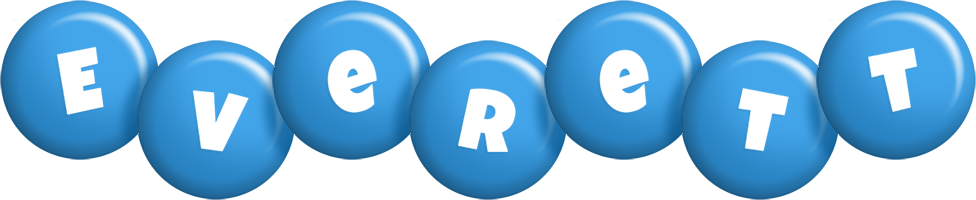 Everett candy-blue logo