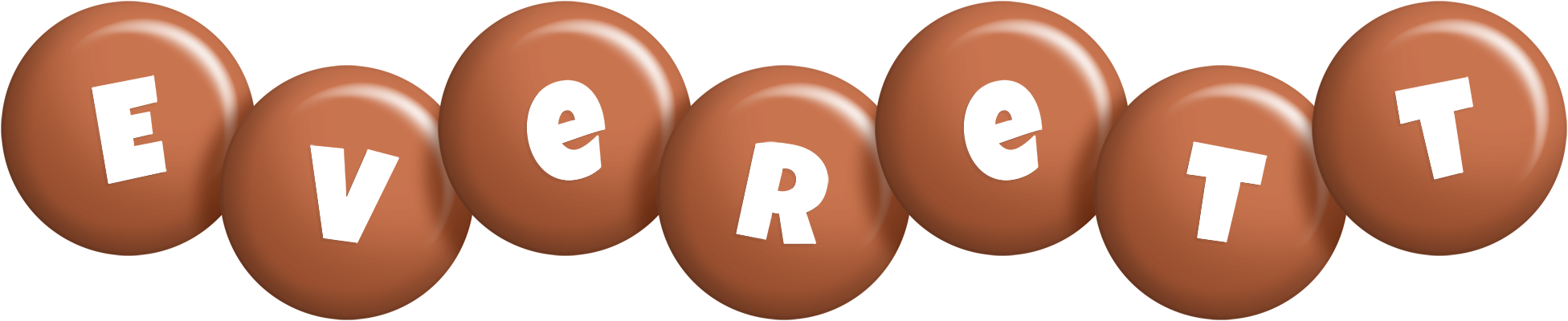 Everett candy-brown logo