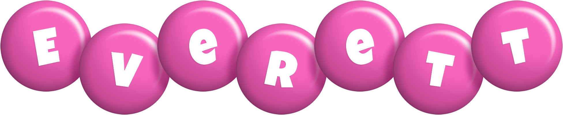 Everett candy-pink logo