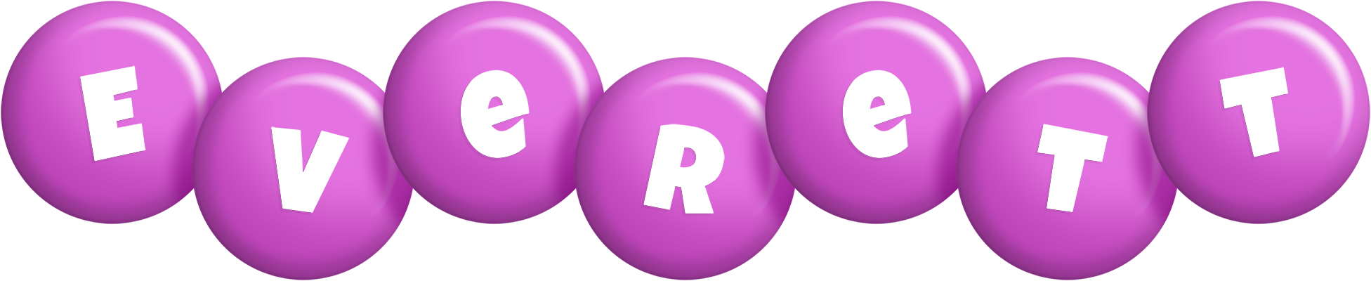 Everett candy-purple logo