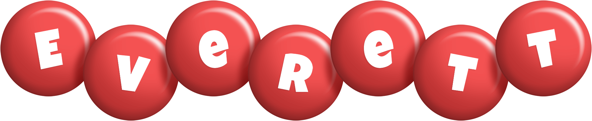 Everett candy-red logo