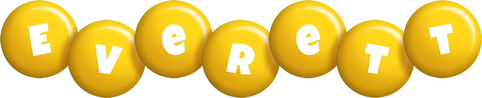 Everett candy-yellow logo