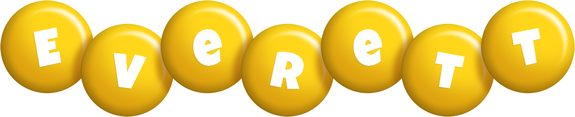 Everett candy-yellow logo