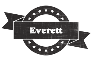 Everett grunge logo