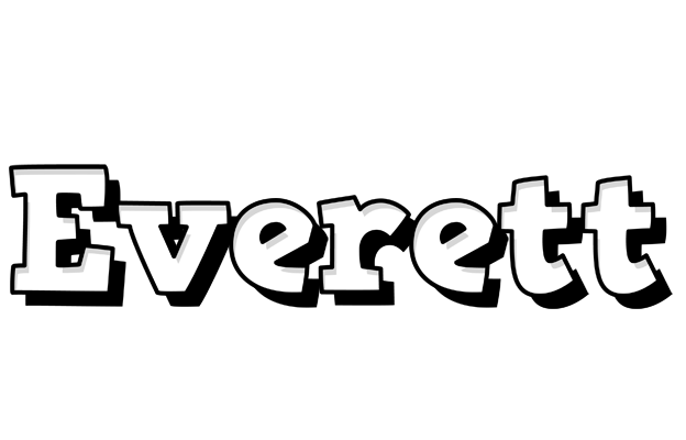 Everett snowing logo