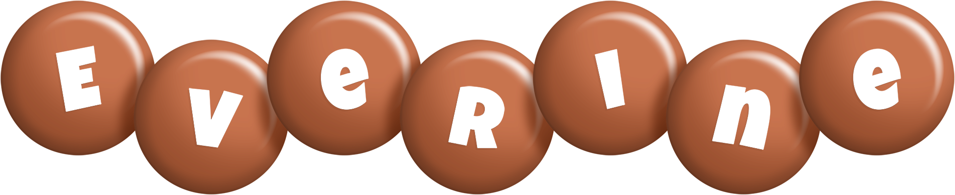 Everine candy-brown logo