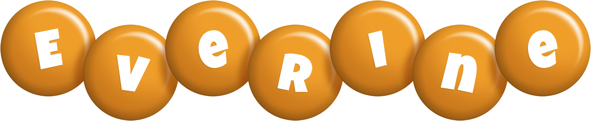 Everine candy-orange logo