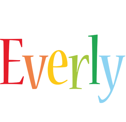 Everly birthday logo