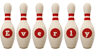 Everly bowling-pin logo