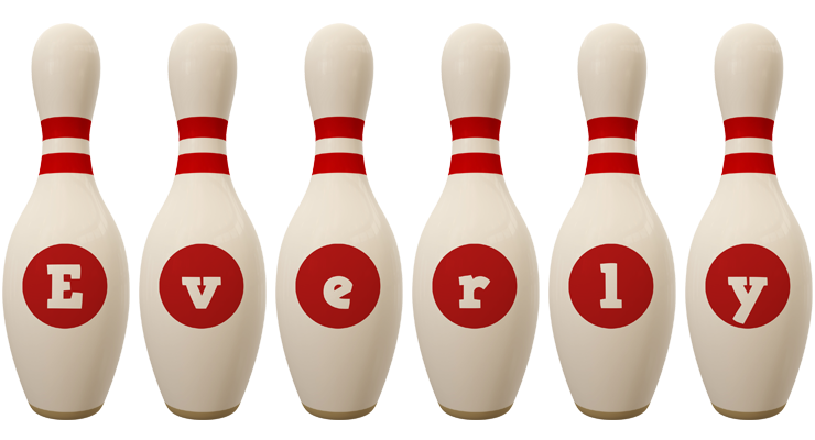 Everly bowling-pin logo