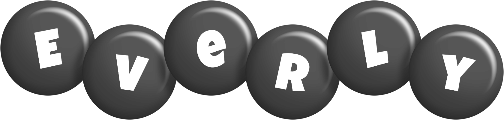 Everly candy-black logo