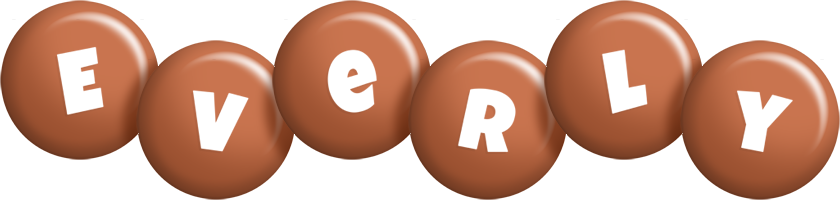 Everly candy-brown logo