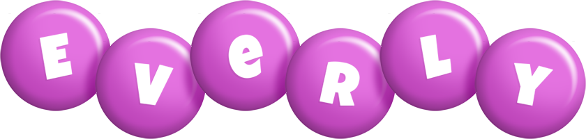 Everly candy-purple logo