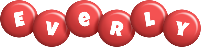 Everly candy-red logo