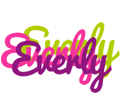 Everly flowers logo