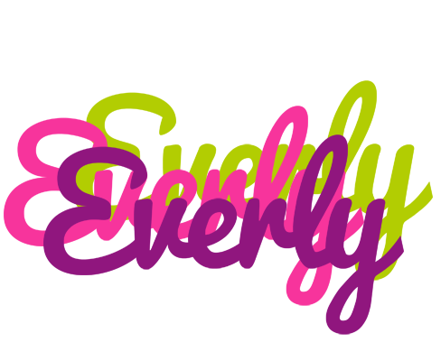 Everly flowers logo