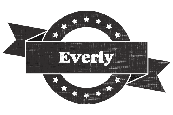 Everly grunge logo