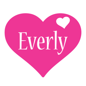 Everly love-heart logo