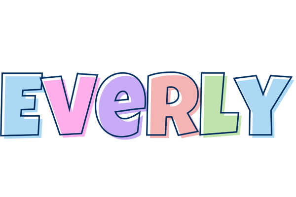 Everly pastel logo